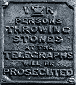 Throwing stones at telegraph wires