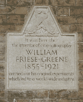 Friese-Greene plaque